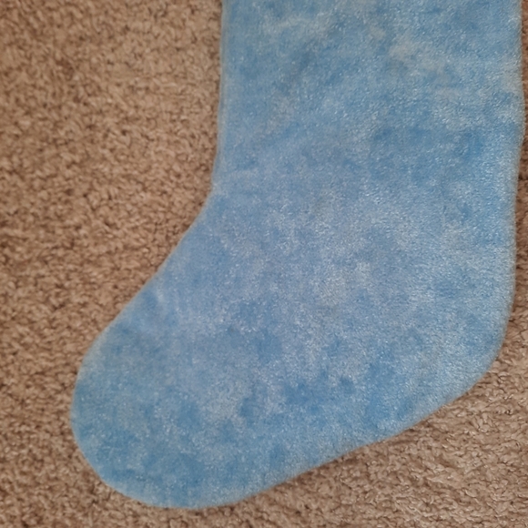 NWOT Crystal Snow decorative Christmas holiday winter snowmen hanging stocking - Picture 9 of 10